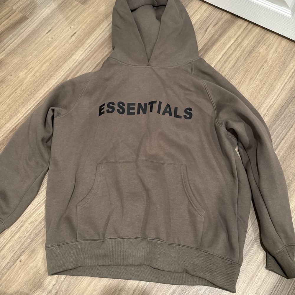 Essentials Brown Hoodie